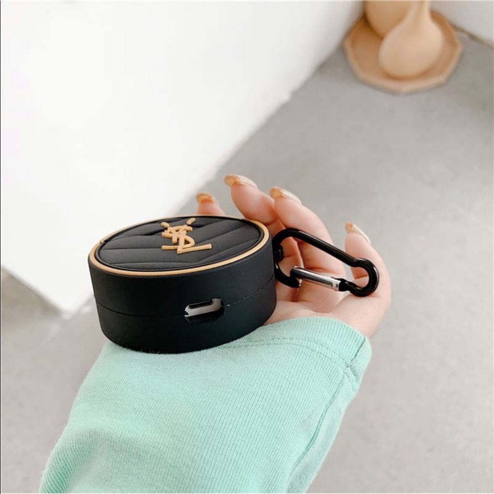 YSL Logo Silicon AirPod Case - Picture 7 of 11